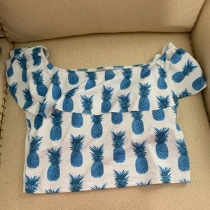 Kortni Jeans Swimsuit Top